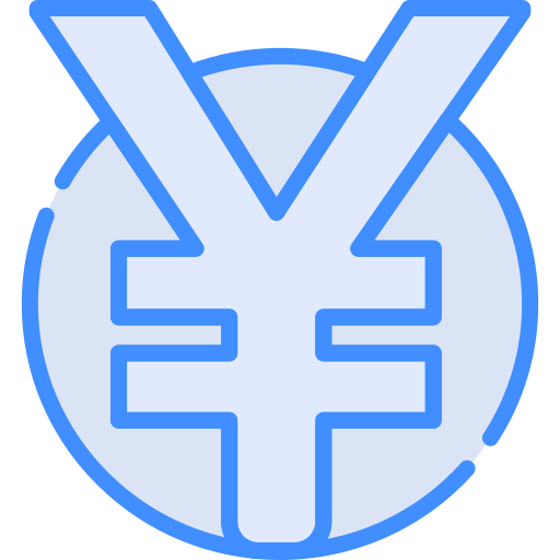 Yen Generic Blue icon