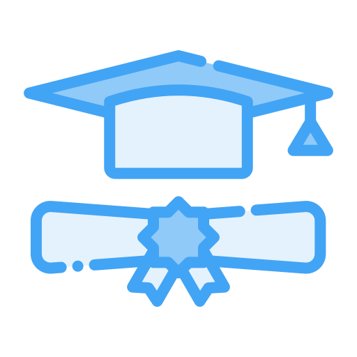 卒業 Generic Blue icon