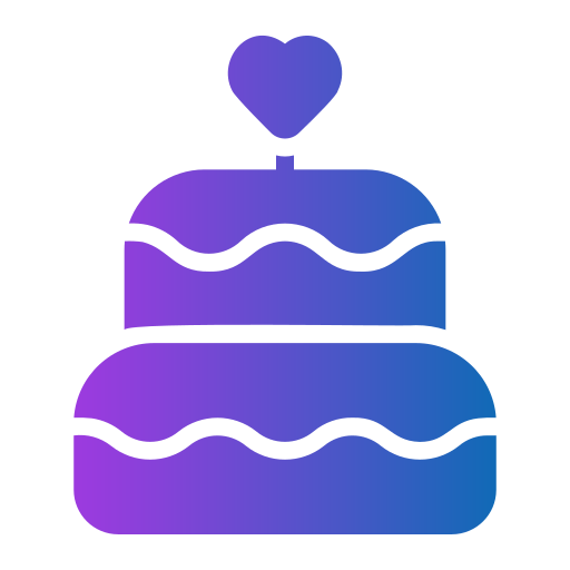 Wedding cake Generic Flat Gradient icon