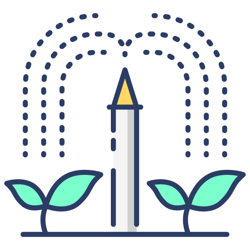 관개 시스템 Generic Outline Color icon