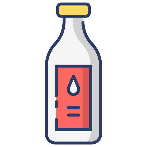 bouteille de lait Generic Outline Color Icône