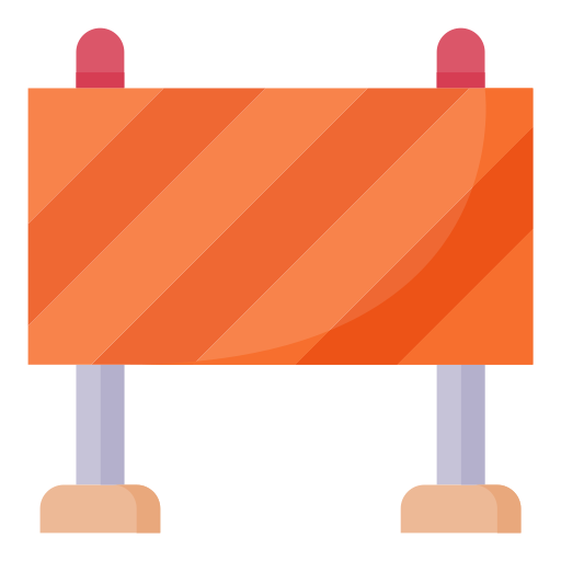 Дорожный блок Generic Flat иконка