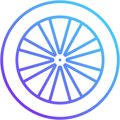 Car wheel Generic Gradient icon