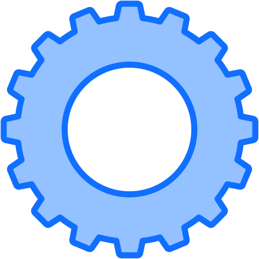 Gear Generic Blue icon