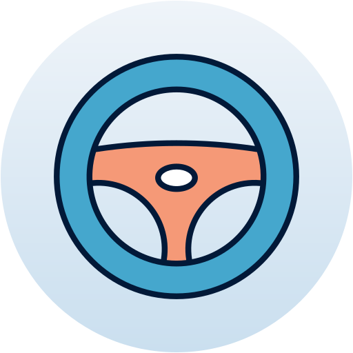 Steering wheel Generic Circular icon
