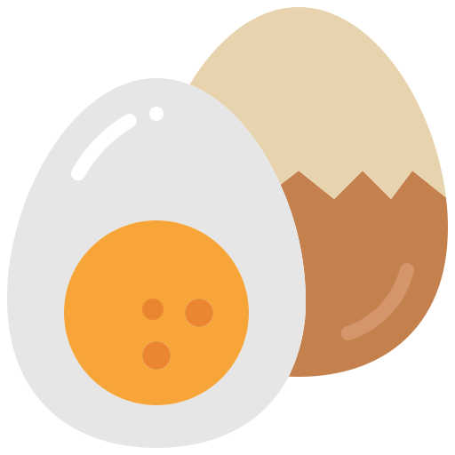 ugotowane jajko Generic Flat ikona