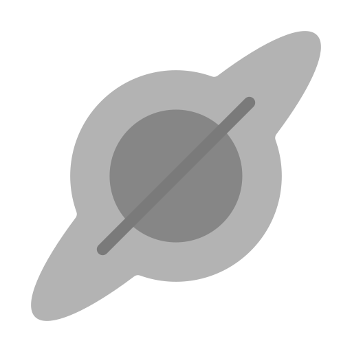 czarna dziura Generic Flat ikona