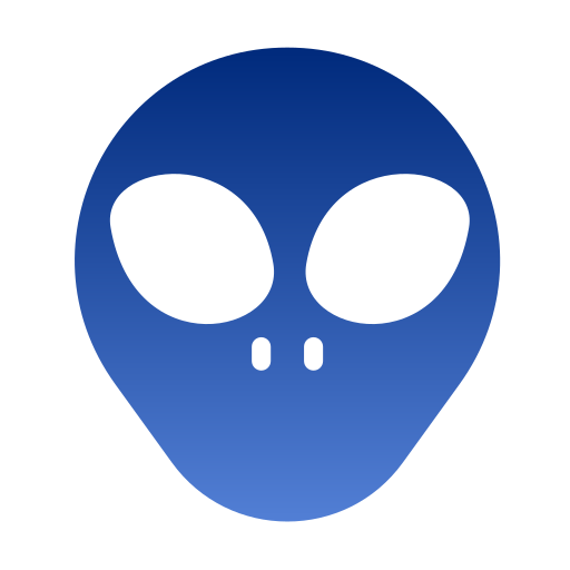 extraterrestre Generic Flat Gradient icono