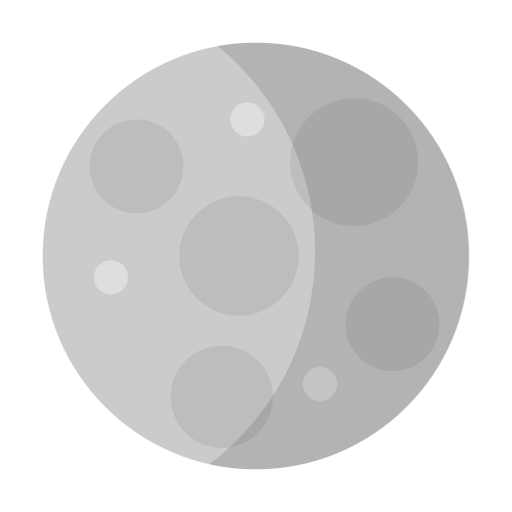 półksiężyc Generic Flat ikona