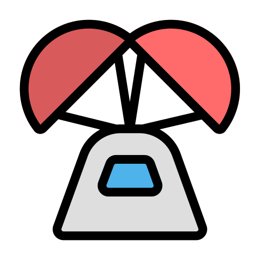 ruimtecapsule Generic Outline Color icoon