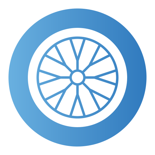 rueda Generic Flat Gradient icono