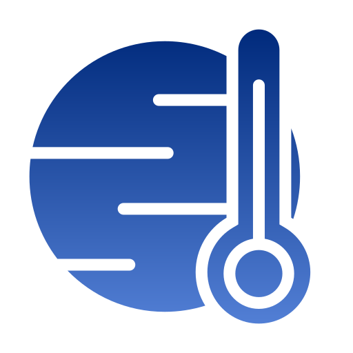 temperatura Generic Flat Gradient ikona