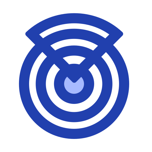 radar Generic Blue ikona