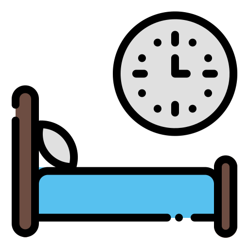 Bed time Generic Outline Color icon
