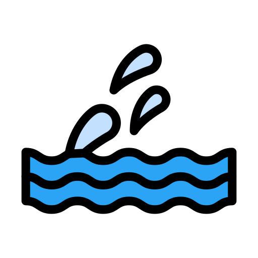 Water Vector Stall Lineal Color icon