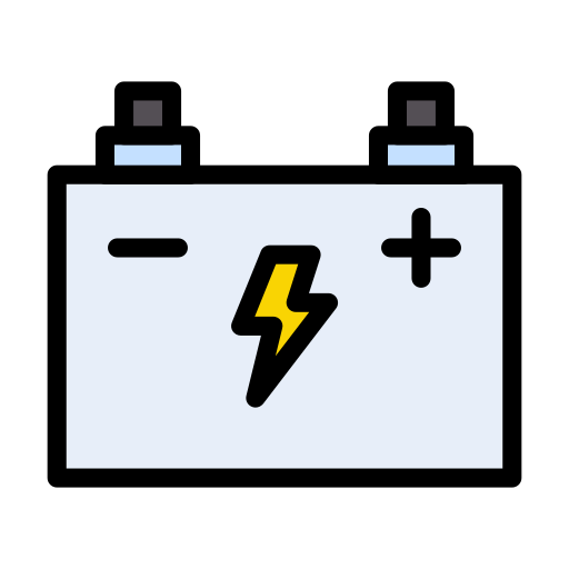 bateria cargando Vector Stall Lineal Color icono