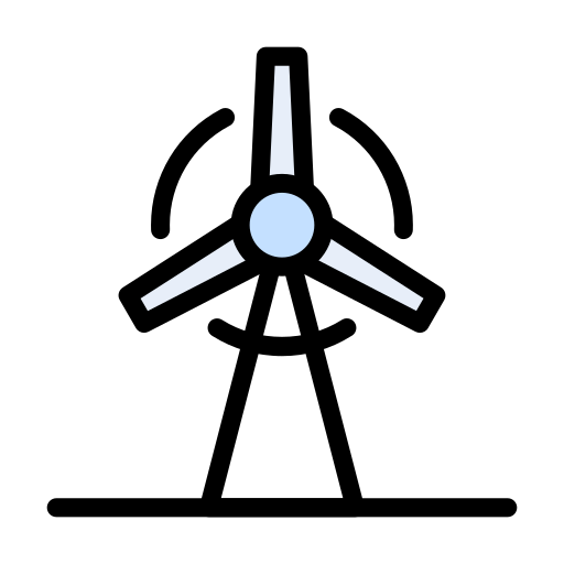 windmühle Vector Stall Lineal Color icon