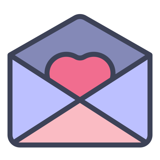 Love letter Generic Outline Color icon