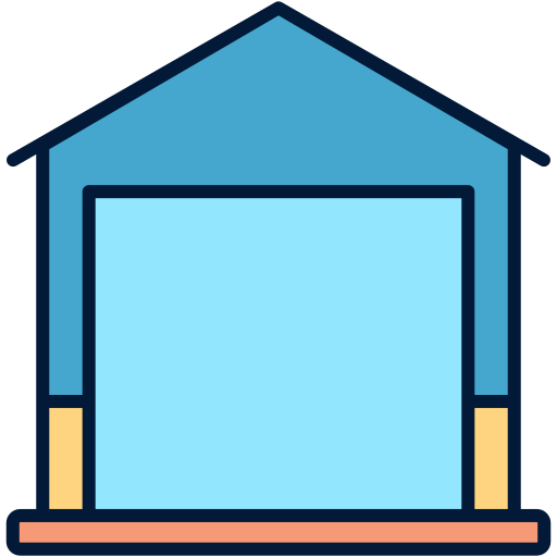 Garage Generic Outline Color icon
