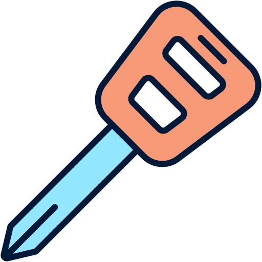 Key Generic Outline Color icon