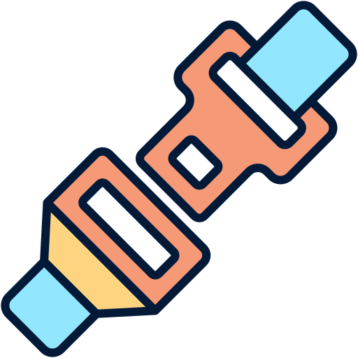 sicherheitsgurt Generic Outline Color icon