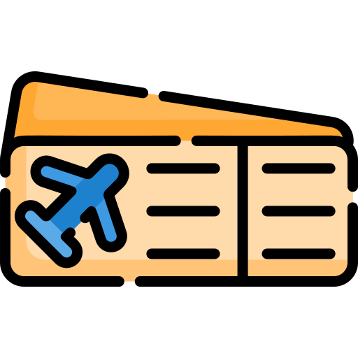 Plane ticket Special Lineal color icon