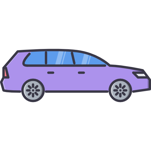 Station wagon Coloring Color icon