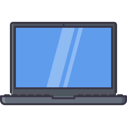 ordenador portátil Coloring Color icono