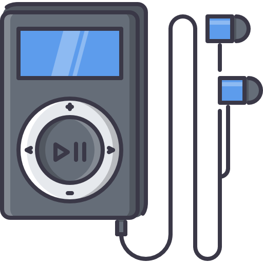 Music player Coloring Color icon