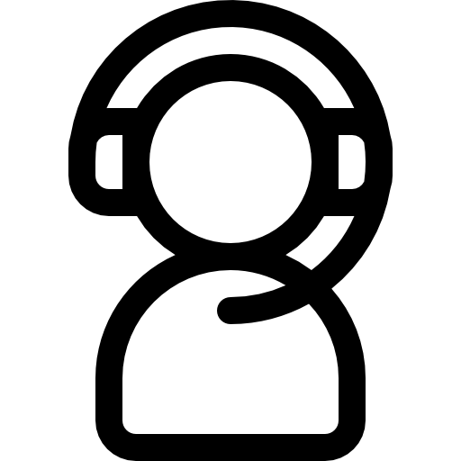 telemarketeer Basic Rounded Lineal icoon