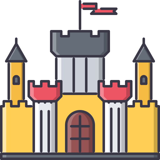 castillo Coloring Color icono