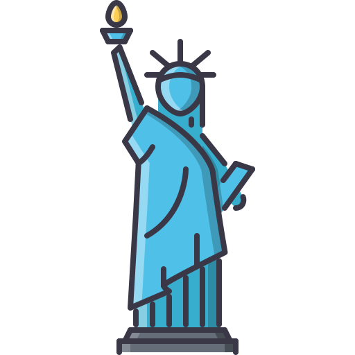 estatua de la libertad Coloring Color icono