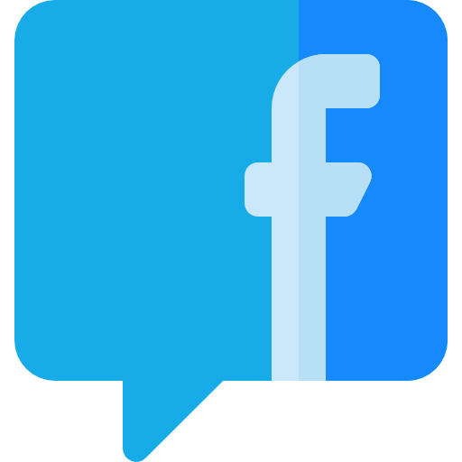 facebook Basic Rounded Flat иконка