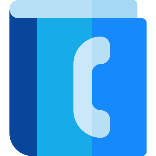 電話帳 Basic Rounded Flat icon