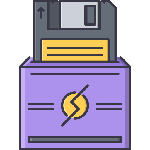 Floppy disk Coloring Color icon