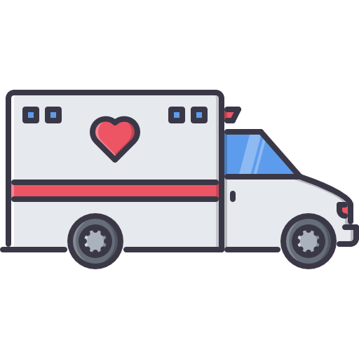 ambulanza Coloring Color icona