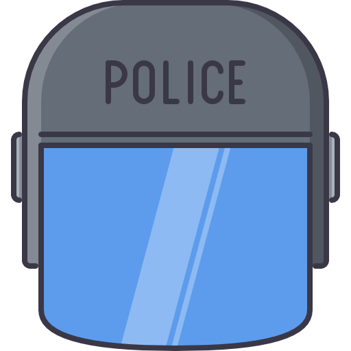 politie Coloring Color icoon