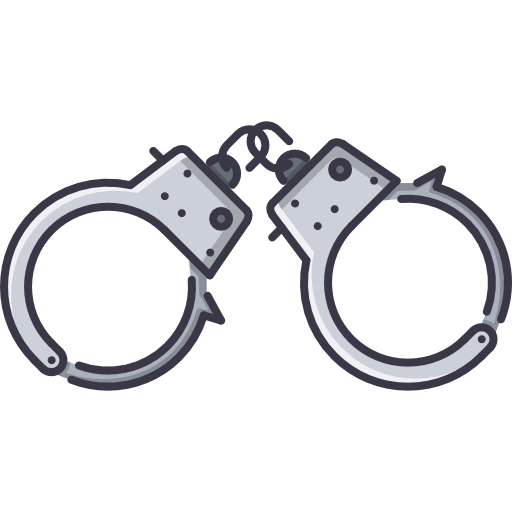 Handcuffs Coloring Color icon