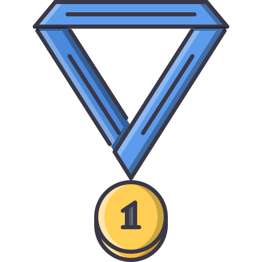 medal Coloring Color ikona