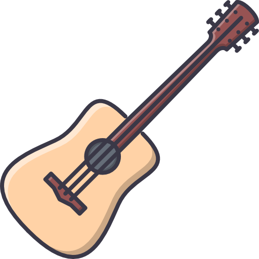 アコースティックギター Coloring Color icon