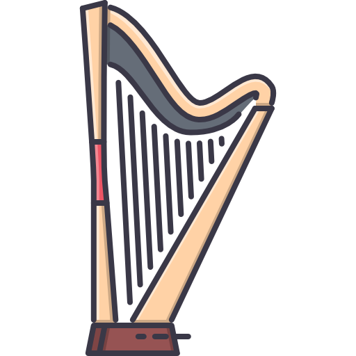 harfa Coloring Color ikona