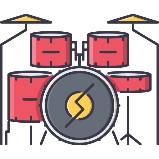 Drums Coloring Color icon
