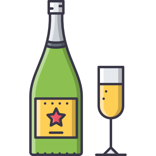 champagner Coloring Color icon