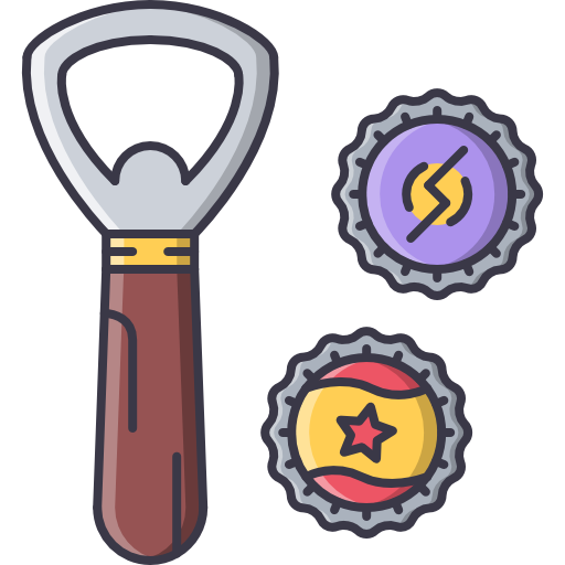 Bottle opener Coloring Color icon