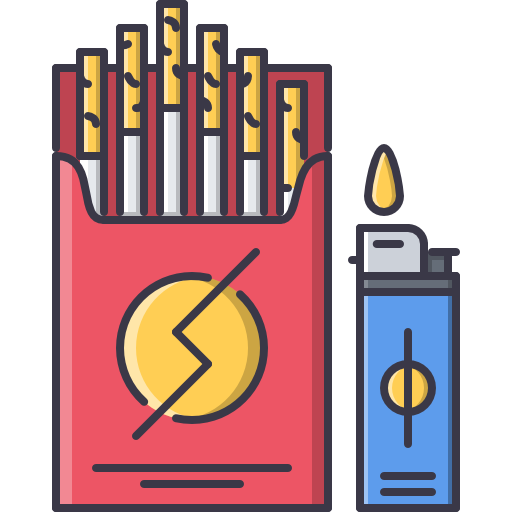 Cigarette Coloring Color icon