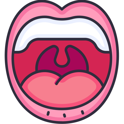 Throat Generic Outline Color icon
