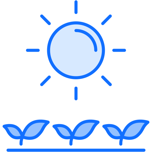 zonlicht Generic Blue icoon