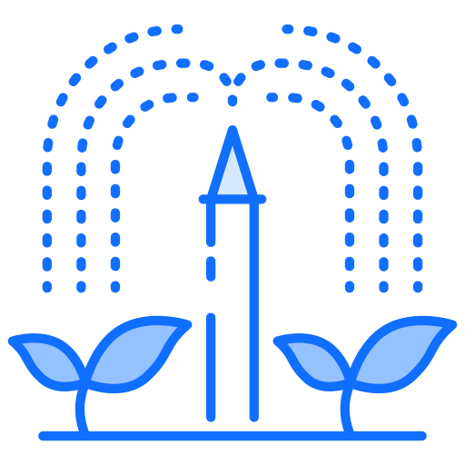 관개 시스템 Generic Blue icon
