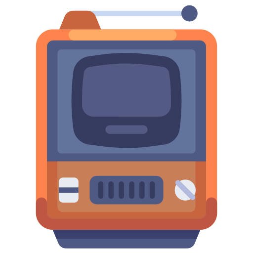 stary telewizor Generic Flat ikona
