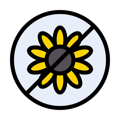 Sunflower Vector Stall Lineal Color icon